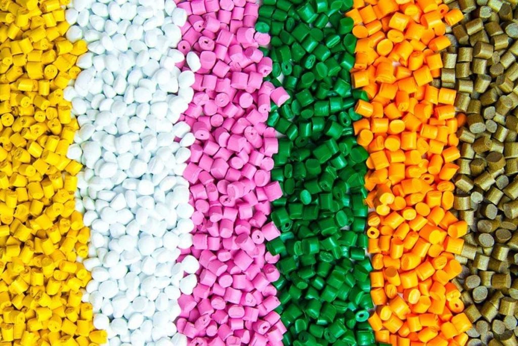 Particule de plastic