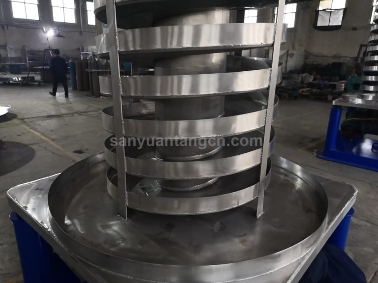 spiral conveying layer in Vibrating Spiral Elevators
