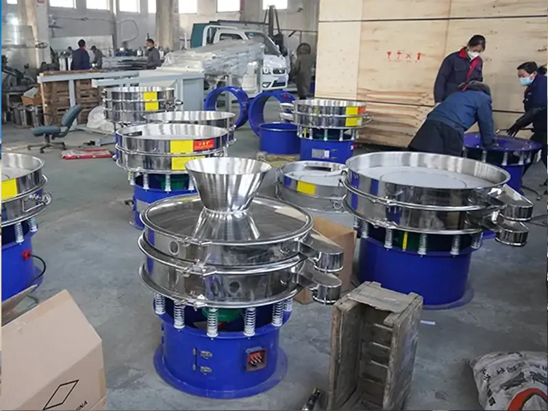 round vibrating screen factory