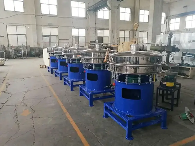 round vibrating screen factory