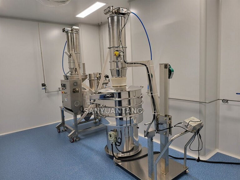 Chinese medicine particle screening