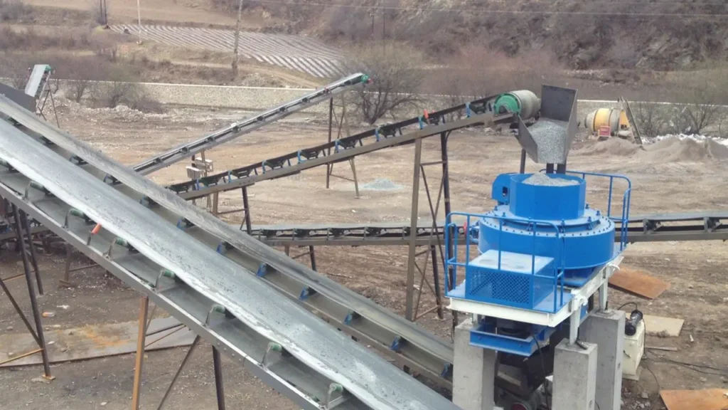 Sand and Gravel Conveyor Belt Line