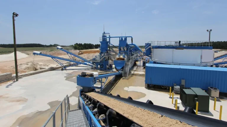 Sand and Gravel Conveyor Belt Line