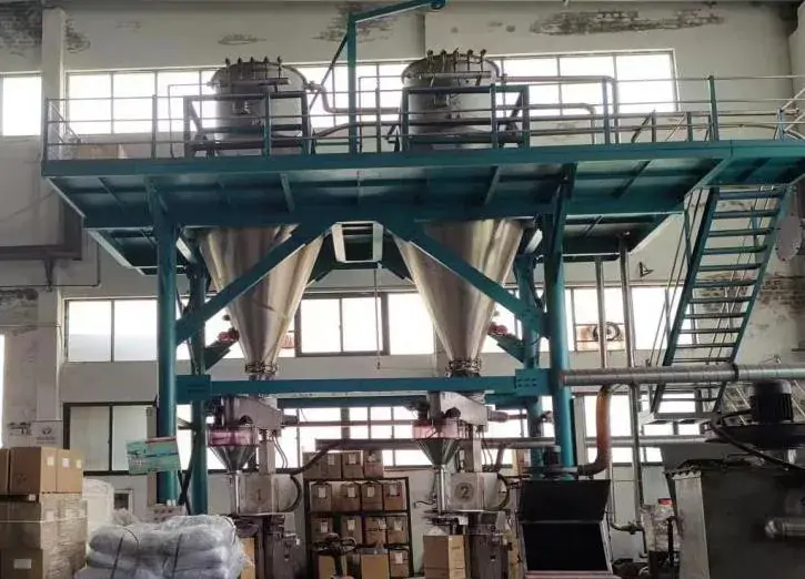 Conical Twin Screw Mixer Customer Site