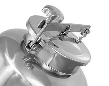 Feed Inlet of V Type Powder Mixer machine