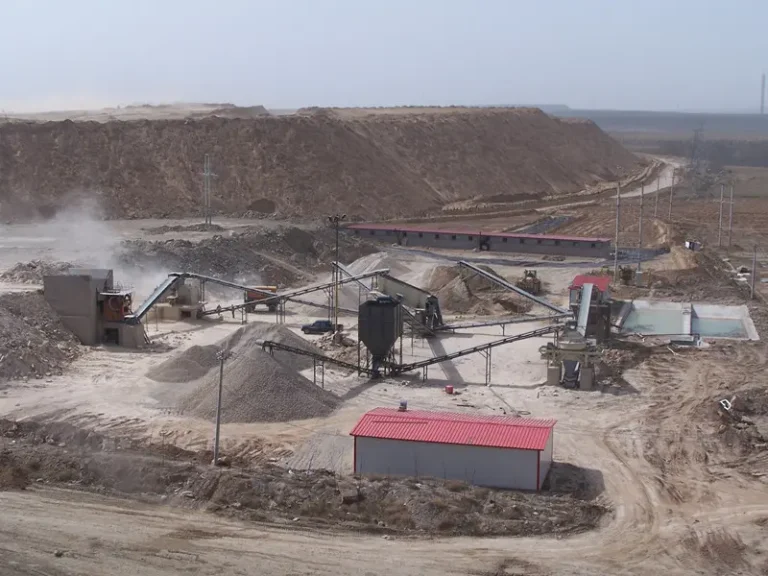 sand and gravel aggregate production line