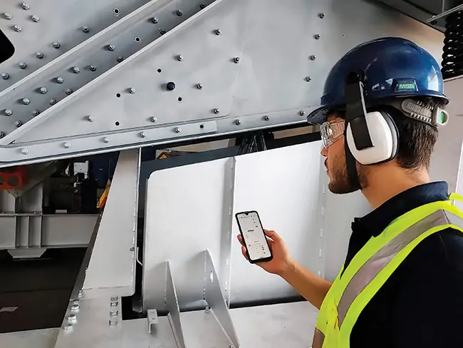 Maintenance of Wood Chip Screen