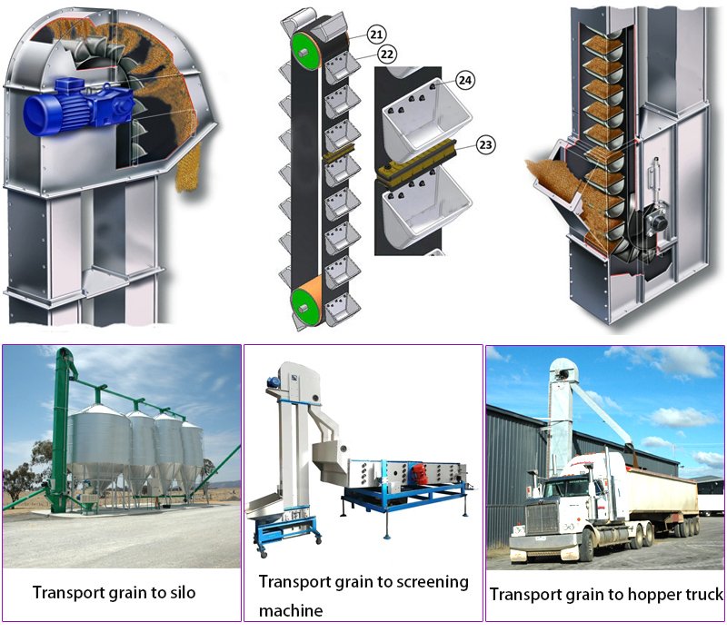 grain bucket elevator