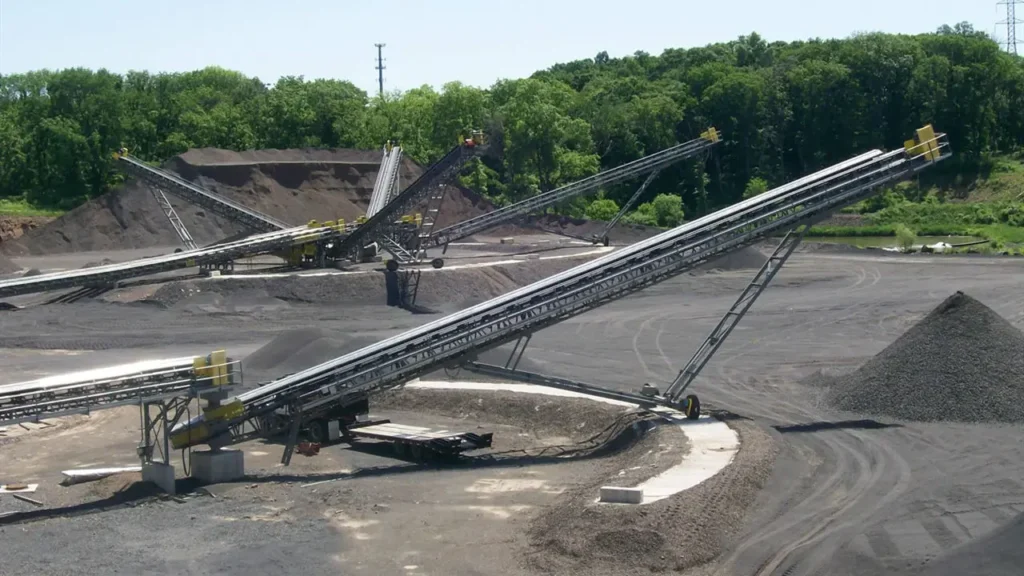 mobile conveyor belt