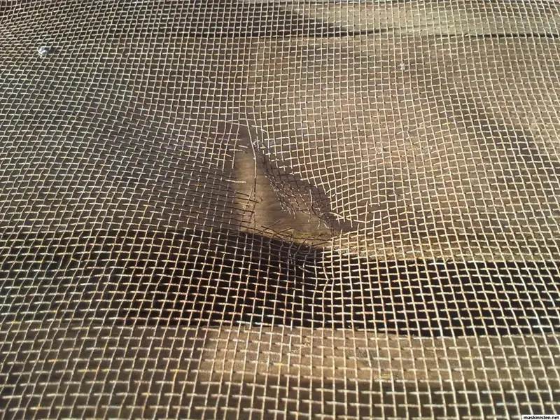 Screen Mesh Damage