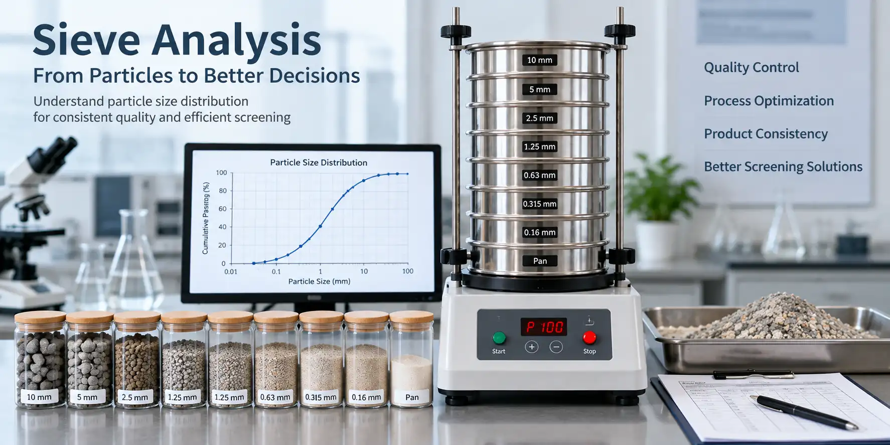 purpose of sieve analysis