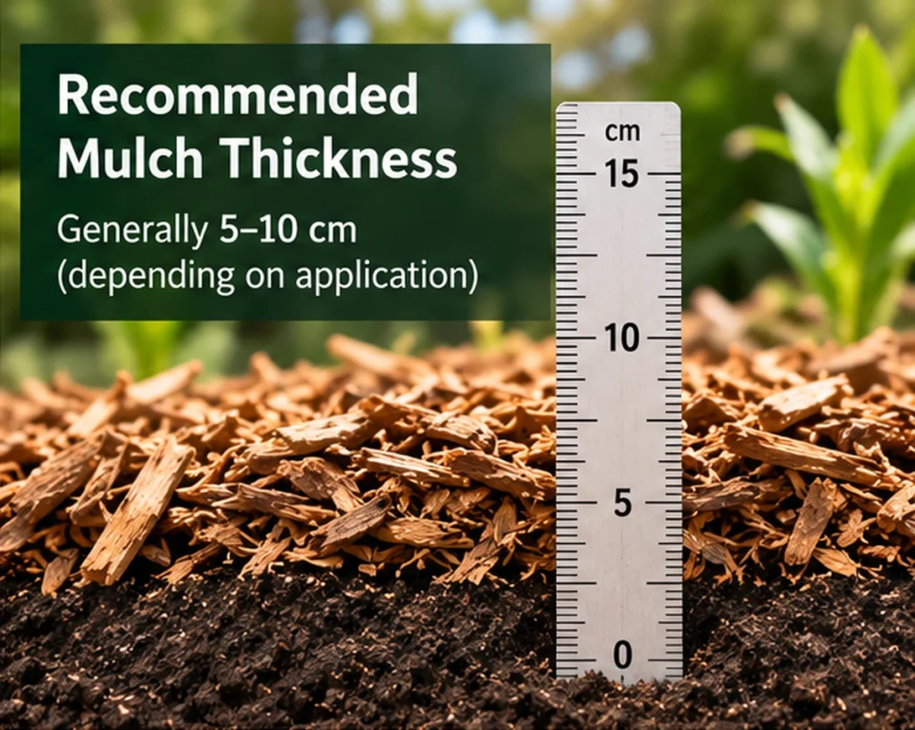 推荐的覆盖物厚度recommended-wood-mulch-thickness-clean