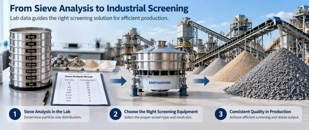 sieve analysis industrial screening