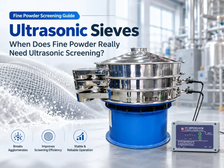 ultrasonic sieves