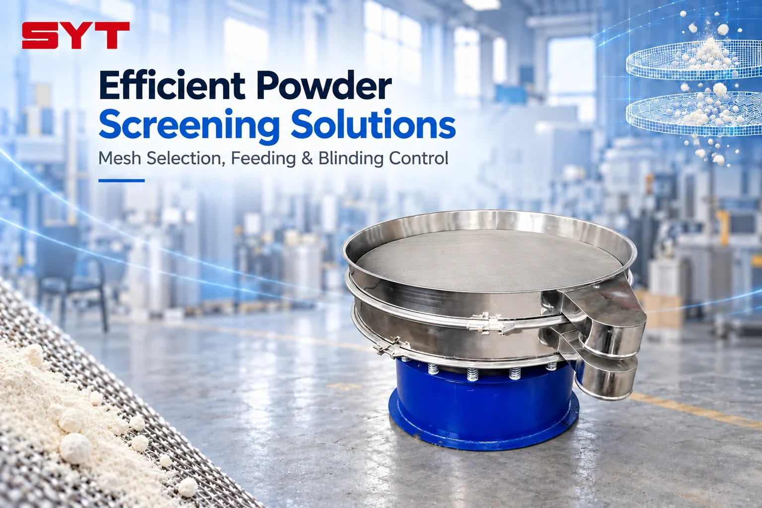 efficient powder screening solutions