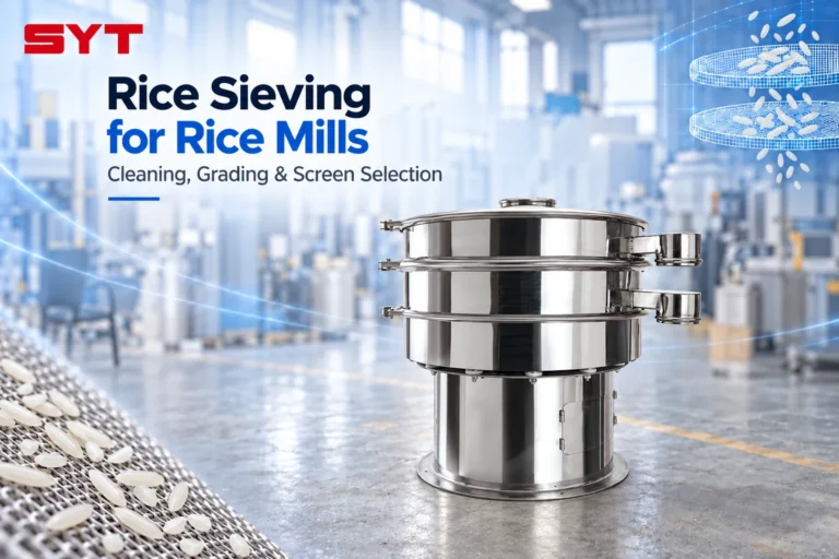 rice sieving